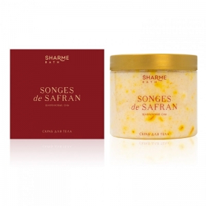 Солевой парфюмированный скраб для тела &laquo;Шафрановые сны&raquo; Sharme Bath, 200 мл
